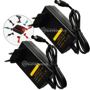 KIT 2 Fonte De Alimentação 21V Para Parafusadeira Furadeira Ferramentas - BOM5591