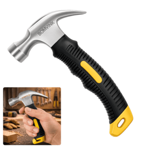 Mini Martelo Unha Cabo Curto Emborrachado Martelinho Pequeno - BOM1003