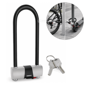 Cadeado U Ajustável Para Motocicleta, Bike Aço Reforçado 11mm - BOM2652