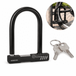 Cadeado U Reforçado Bicicleta e Motos Revestimento Protetor 13mm - Preto BOM2650