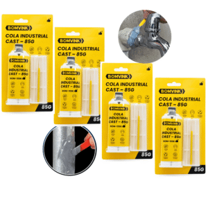 Kit 4 Cola Para Metal PVC Reparos em Geral Industrial Soldagem A Frio BOM1596