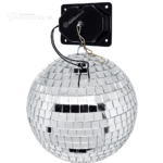 Kit Globo Espelhado 30cm + Motor Giratório 110/220v REFMT