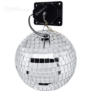 Kit Globo Espelhado 30cm + Motor Giratório 110/220v REFMT