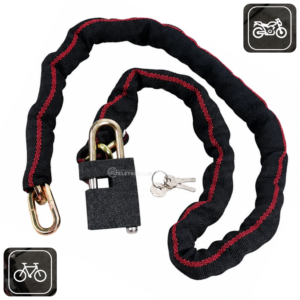 Cadeado de Corrente Forrada Para Bicicletas e Motos - LKBL46