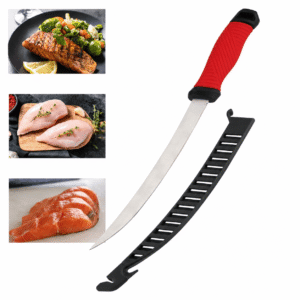 Faca Tatica Modelo Arabe 38cm Lamina Curva, Bainha e Cabo Emborrachado - SLKDY02