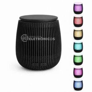 Aromatizador LED RGB Com Névoa Intermitente USB Preto 57017