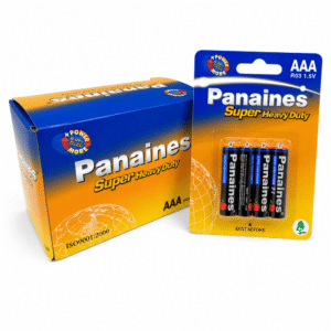 Kit com 48 Pilhas AAA Panaines Super Heavy Duty 1,5V