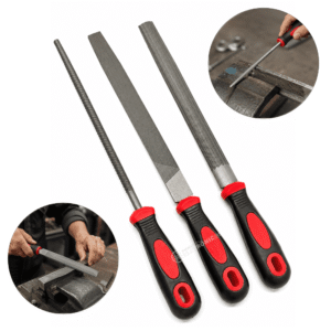 Kit Conjunto Com 3 Limas Para Metal, Madeira e Plástico - LWJ2295