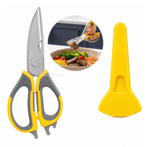 Tesoura Cozinha Multifuncional Reforçada 24,5cm Quebra Nozes Abridor - BOM1058