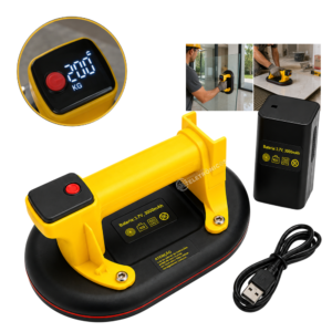 Ventosa de Sucção Elétrica com Bomba de Vácuo 200kg e Visor Digital – BOM9734
