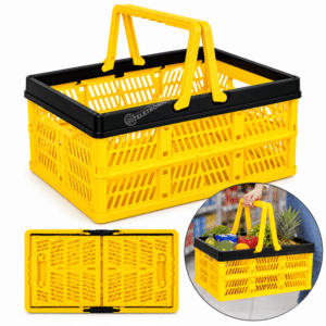 Cesta Organizadora Dobrável 30L com Alças Reforçada Suporta 15kg - BOM2855