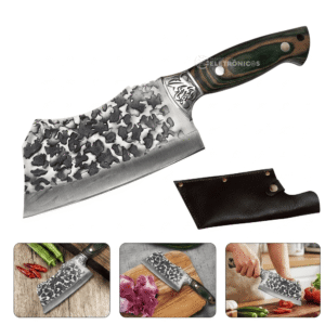 Cutelo para Churrasco e Cozinha em Aço 3CR13 com Bainha - SLKLAF205