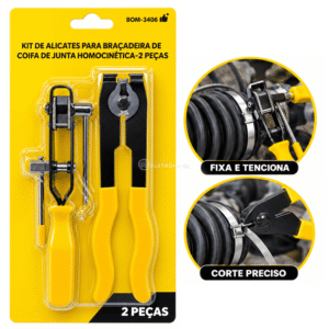 Kit 2 Alicates para Abraçadeira de Coifa Junta Homocinética - BOM3406