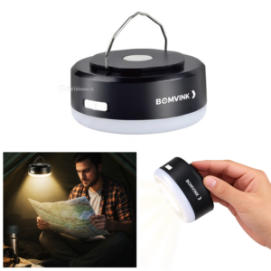 Lanterna de Acampamento Recarregável com Sensor USB - BOM4632