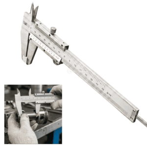 Paquímetro Universal 150 mm em Aço Carbono com Medidor de Profundidade - LWJ1974