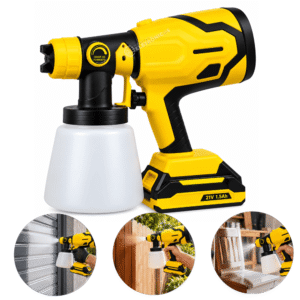 Pistola de Pintura Elétrica 21V 180W 800ml com 2 Baterias - BOM9770