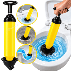 Desentupidor de Vaso Sanitário Manual de Alta Pressão Tipo Sucção - BOM7517