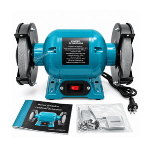 Esmeril de Bancada 6 Polegadas 360W 127V 3.450 RPM Duplo Rebolo - LWJZD110