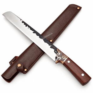 Faca Profissional para Churrasco e Cozinha 40cm com Bainha - SLKLAF136