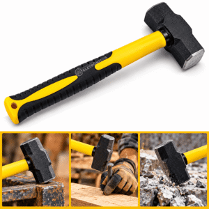Marreta Oitavada 500g com Cabo Emborrachado Antiderrapante 30,5cm - BOM1145