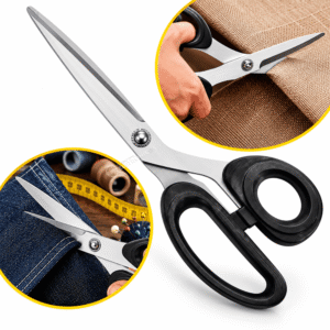 Tesoura de Alfaiate Profissional 24cm para Costura e Corte de Tecidos - BOM1061